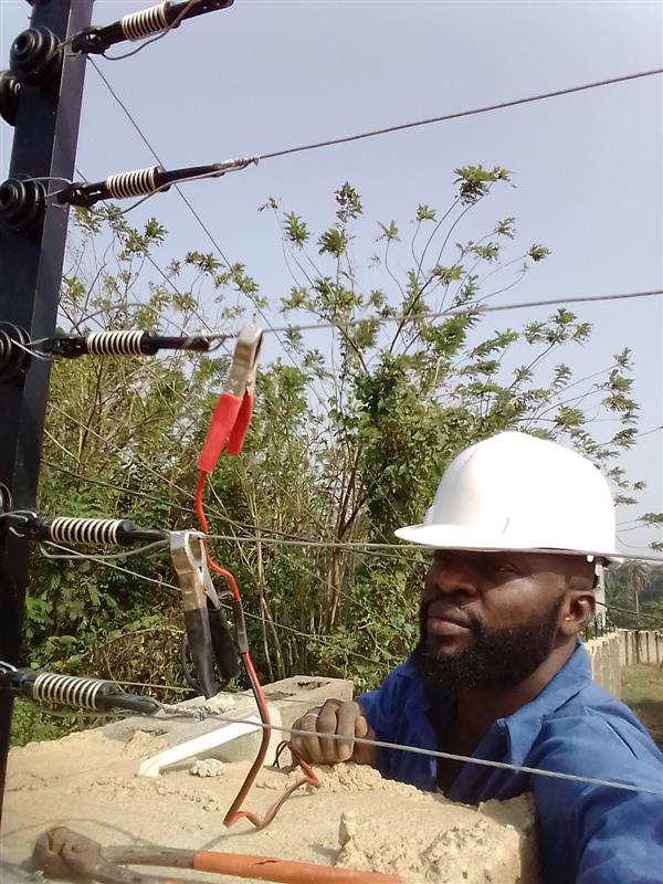 Electric fence installation