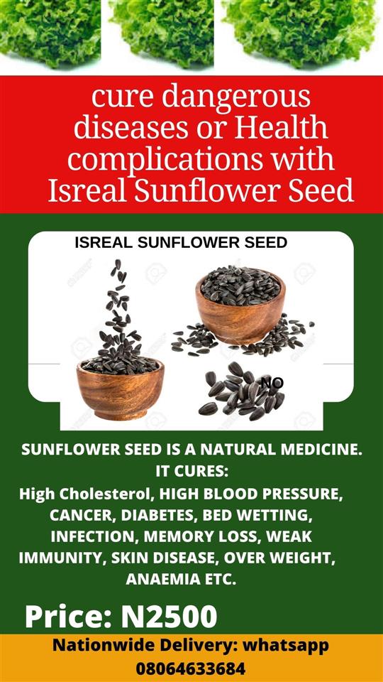Isreal healing sunflower seed