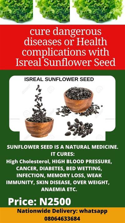 Isreal healing sunflower seed