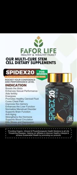Faforlife Spidex Herbal for women.