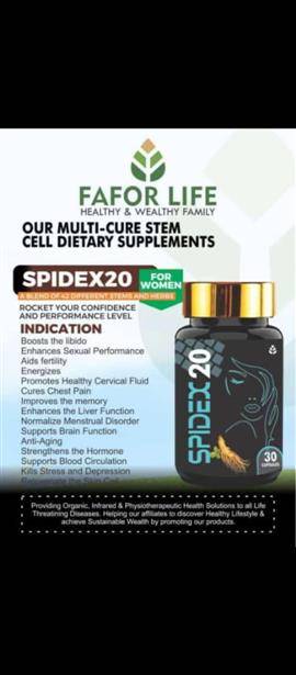 Faforlife Spidex Herbal for women.