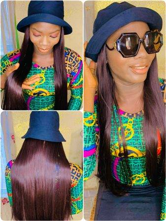Fashion cap wig curly and straight Braid