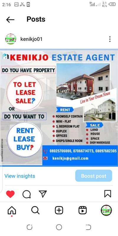 KENIKJO ESTATE AGENT
