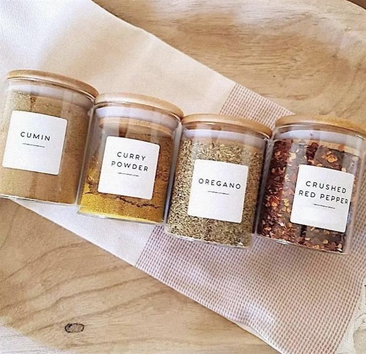 250ml spice jar with bamboo lid