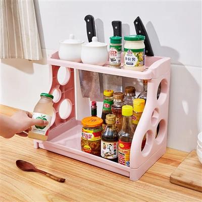 Plastic 2 Layers Dish Rack And Drainer
