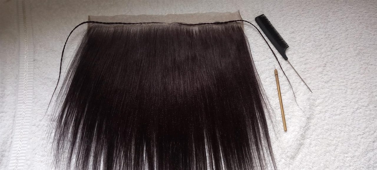 Handmade closures, frontals, and full la
