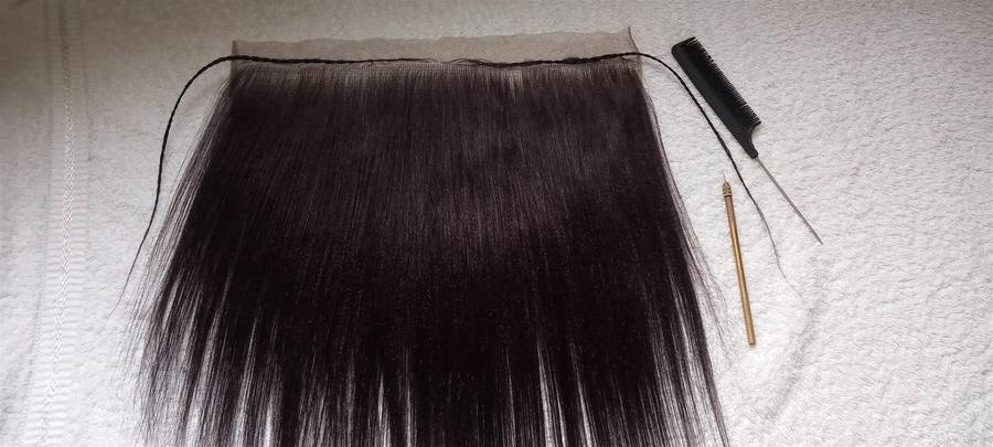 Handmade closures, frontals, and full la