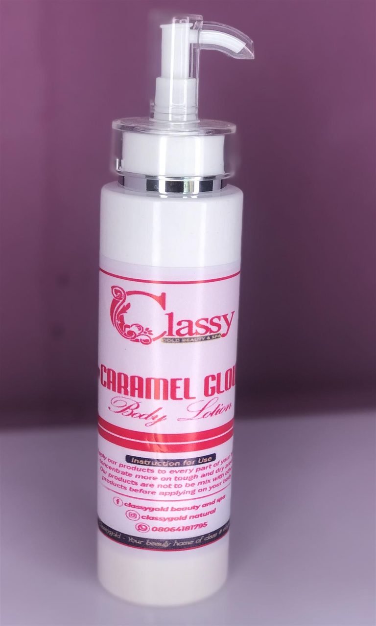 Caramel glow body lotion