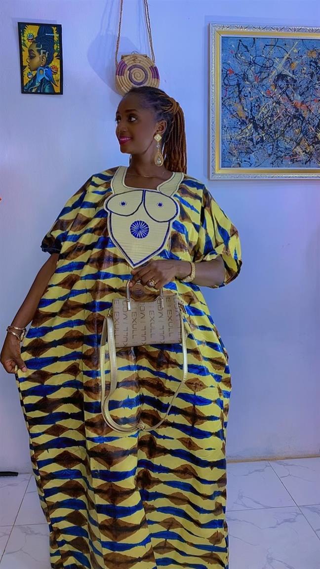 Big Embroidery Bubu Gowns