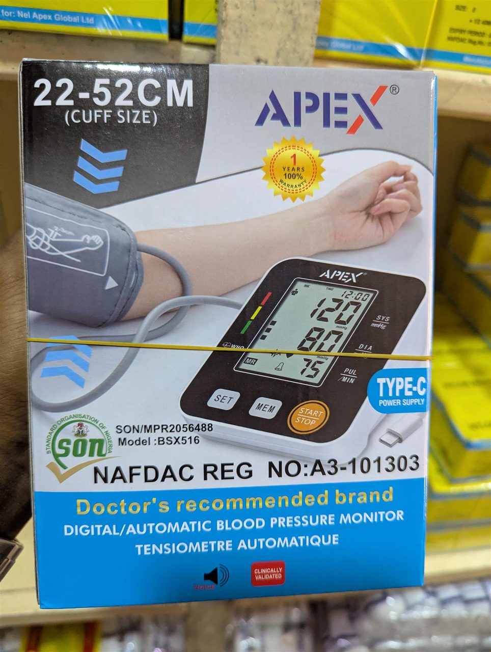 Digital/Automatic blood pressure monitor