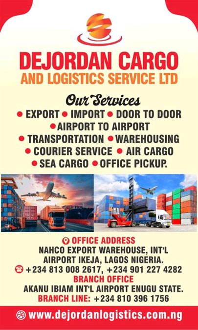 DEJORDAN CARGO AND LOGISTICS SERVICE LTD