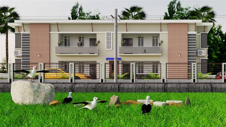 4units of 3 Bedroom flat
