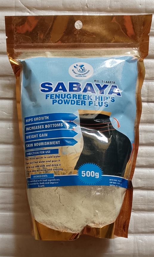 Sabaya Fenugreek Hips Powder Plus Butt