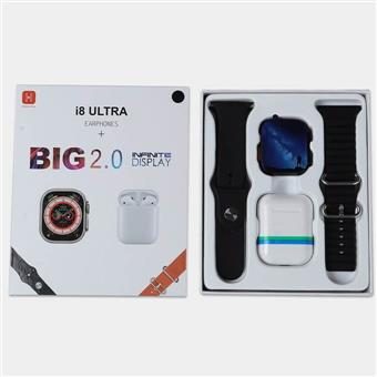 I8 Ultra Smart Watch + Bluetooth Headse