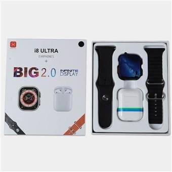 I8 Ultra Smart Watch + Bluetooth Headse