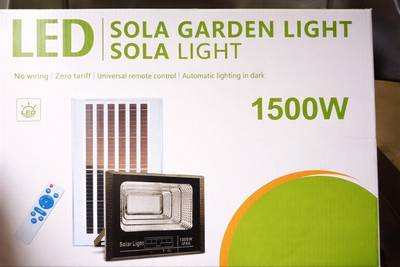 1500w LED, solar garden Light