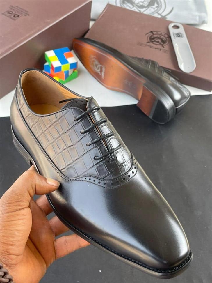 High quality corporate lace up men's sho