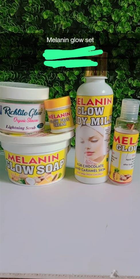 Melanin glow set