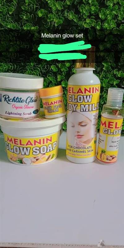Melanin glow set