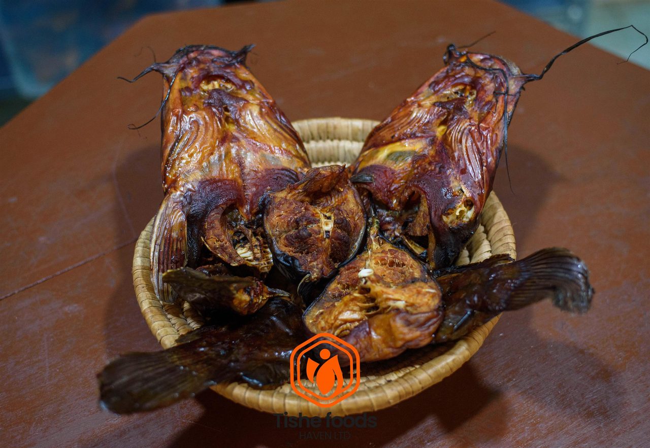 Oven dried catfish