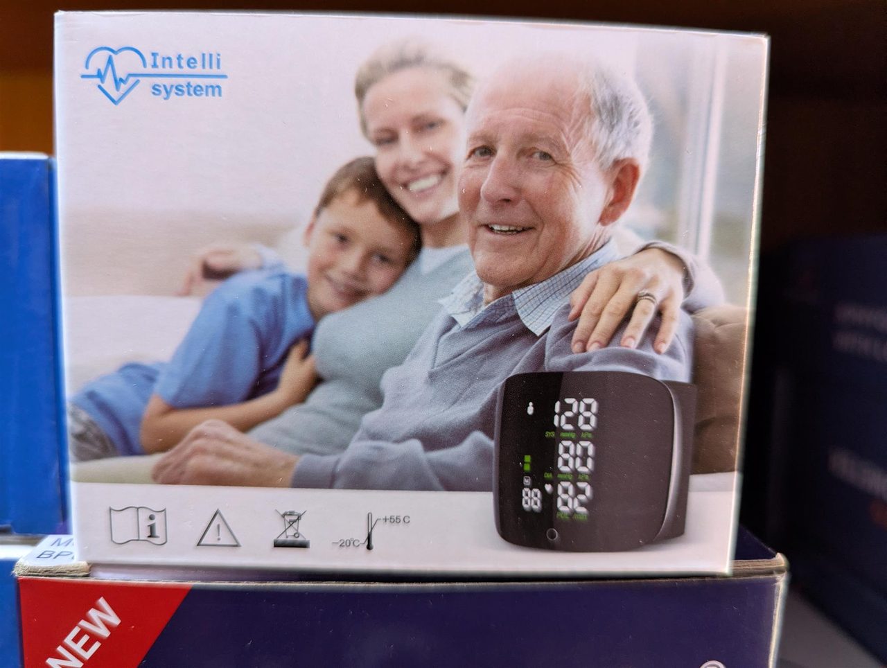 Wrist blood pressure monitor