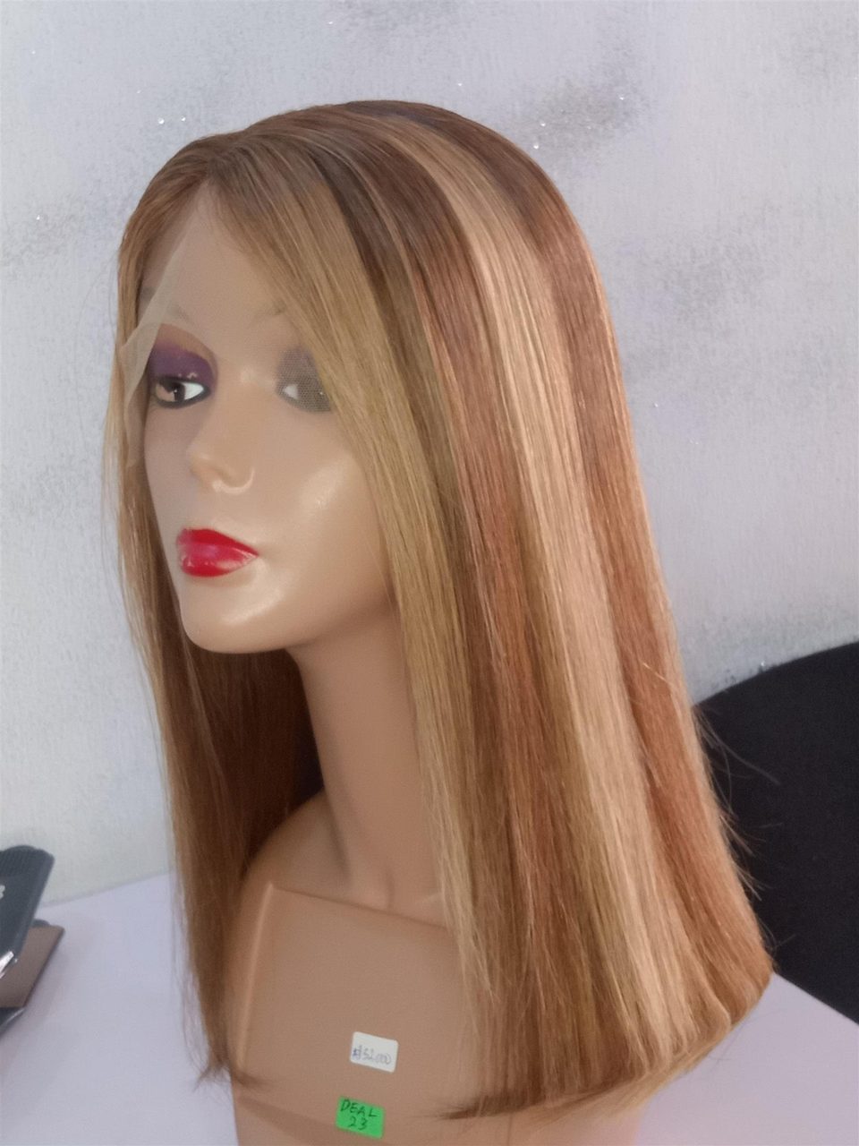 Human hair T- frontal piano wig
