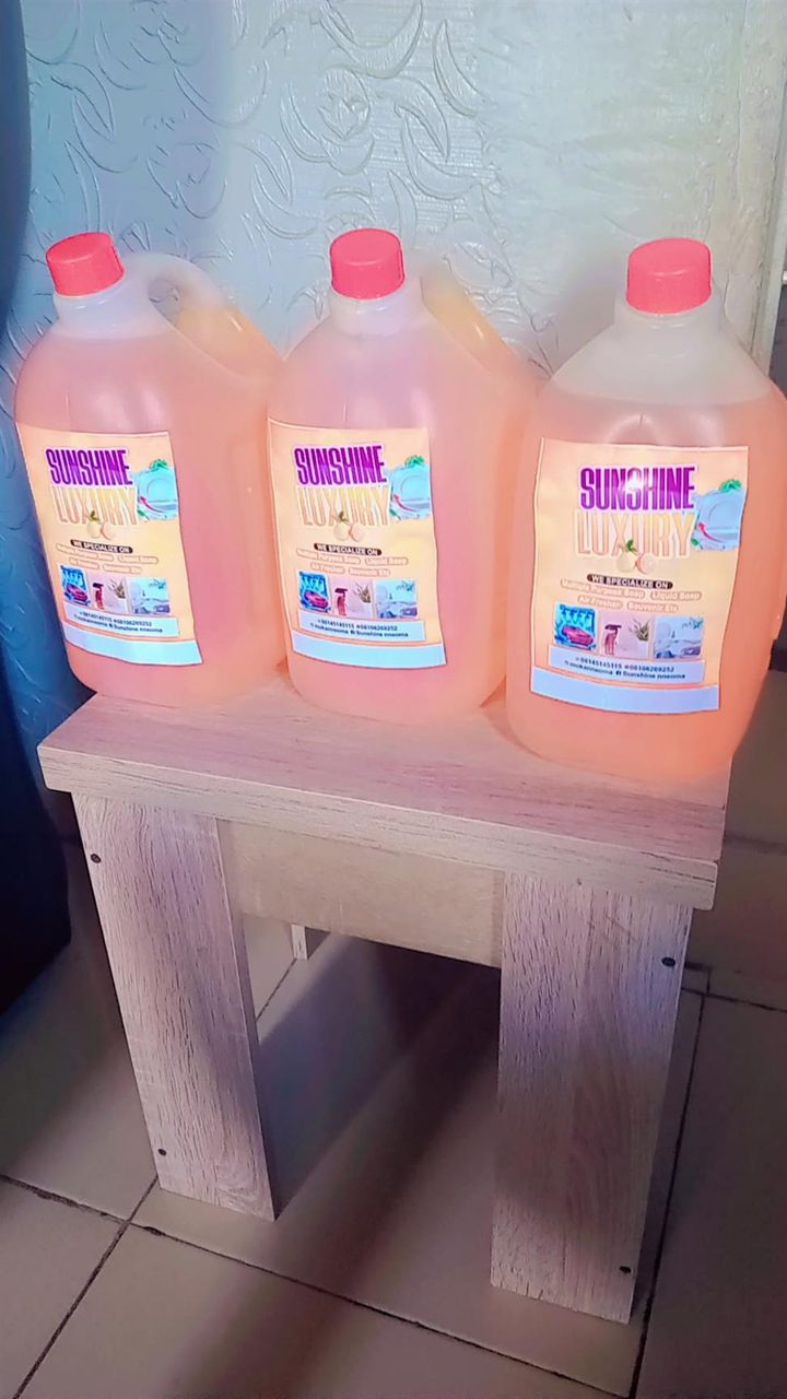 Multiple purpose liquid soap