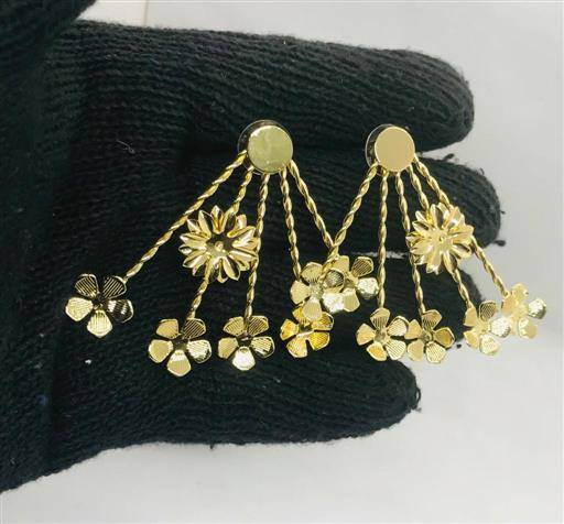 Gold plated fashion earrings