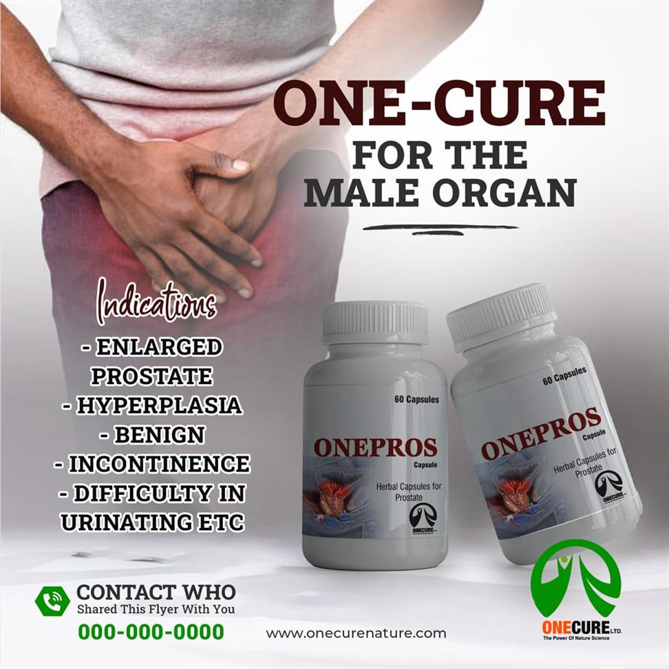 ONE-CURE FOR PROSTATE