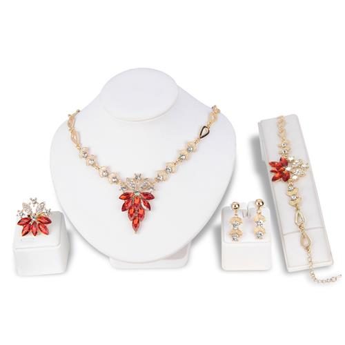 Rhinestone jewellery set