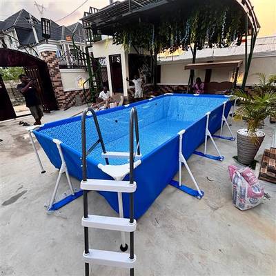 Intex 15ft swimming pool with swimladder