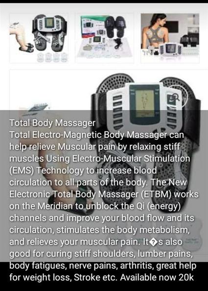 General body massager