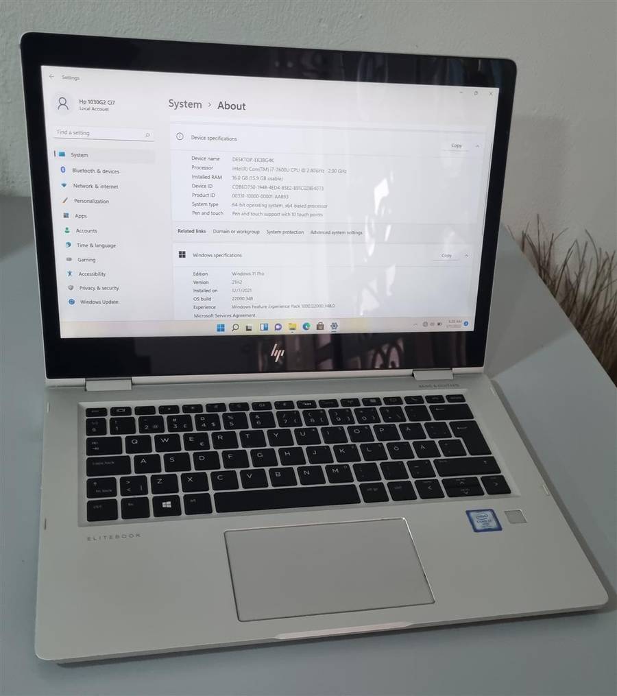 HP ELITEBOOK X360 G2 LAPTOP