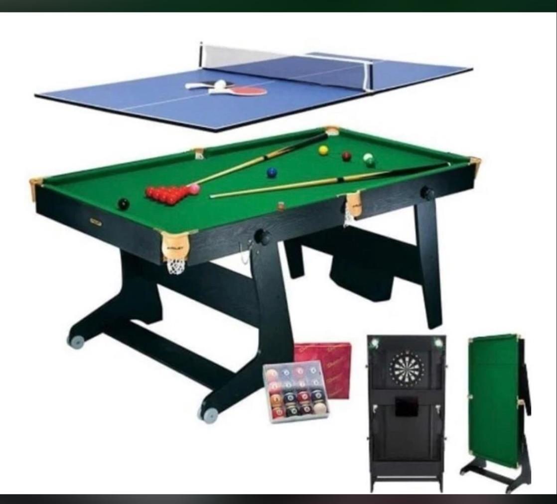 2 in 1 6ft snooker/ table tennis