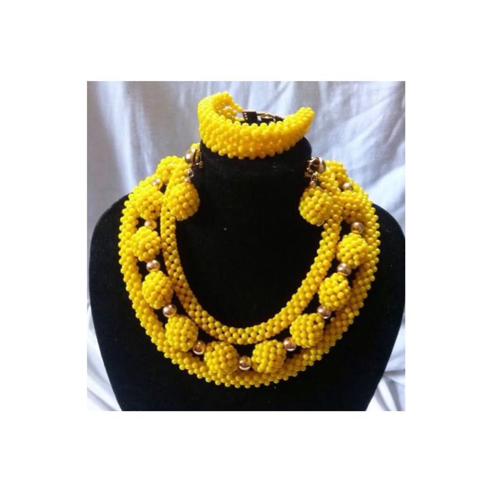 Amazing quality crystal beaded necklace