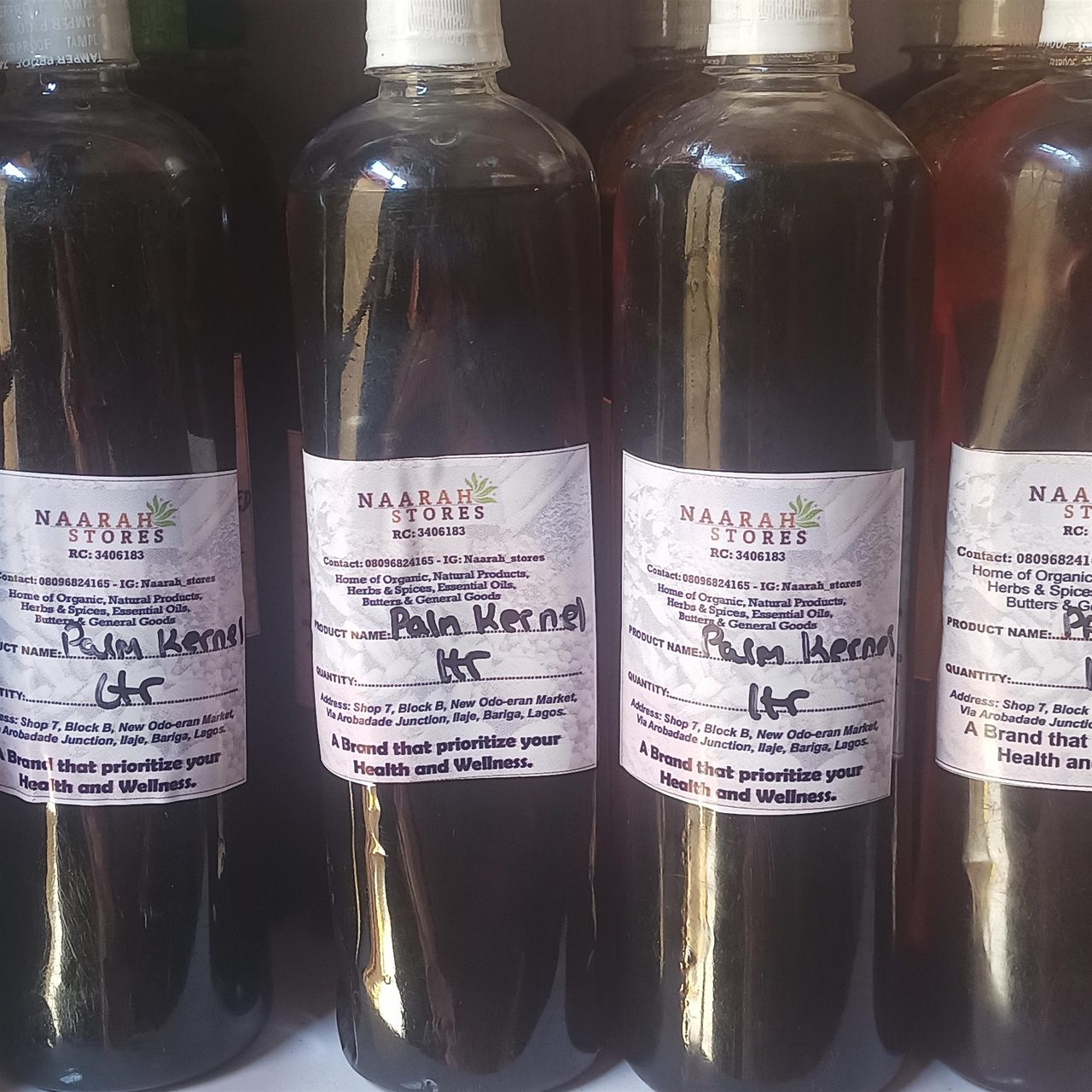 Palm Kernel Oil, Honey, Essential Oils