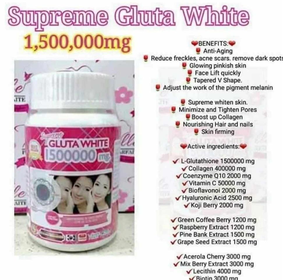 Gluta white with collagen