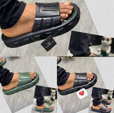 Men rubber slide