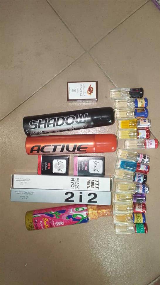 Body spray and oil perfume