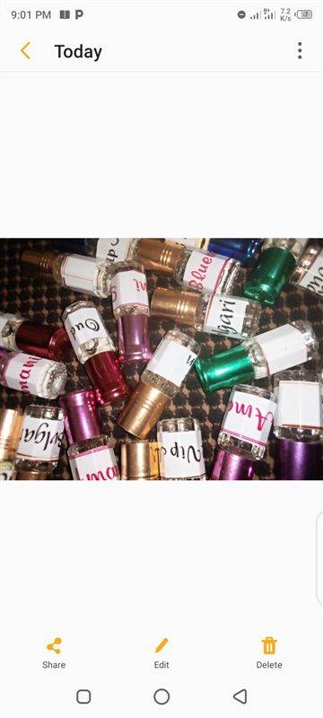 Perfume oils