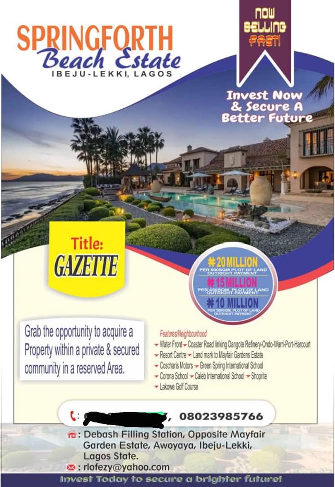 30 PLOTS @ Coastal Road On Instalment