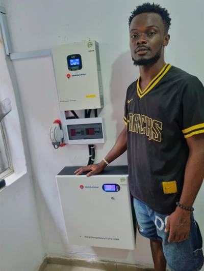 5kwh lithium battery setup