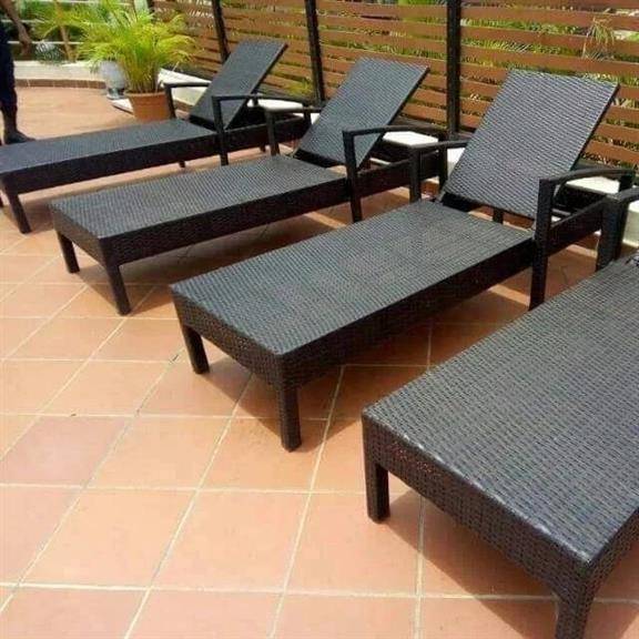 High grade pool side rattan