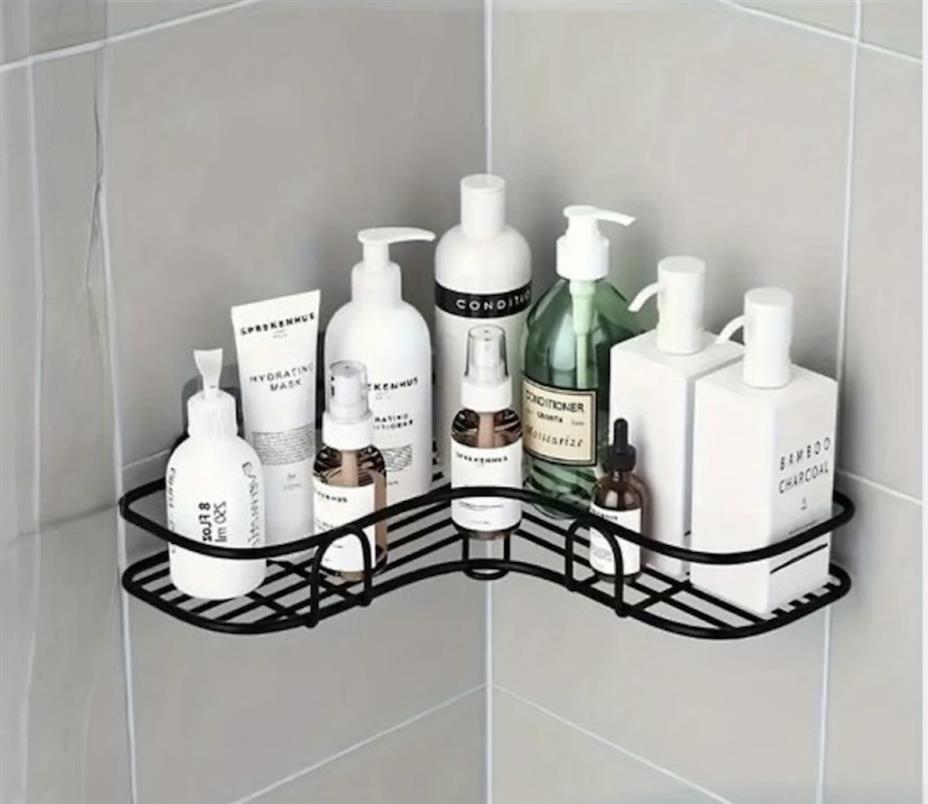 Bathroom/Toilet Corner Iron Shelf Rack