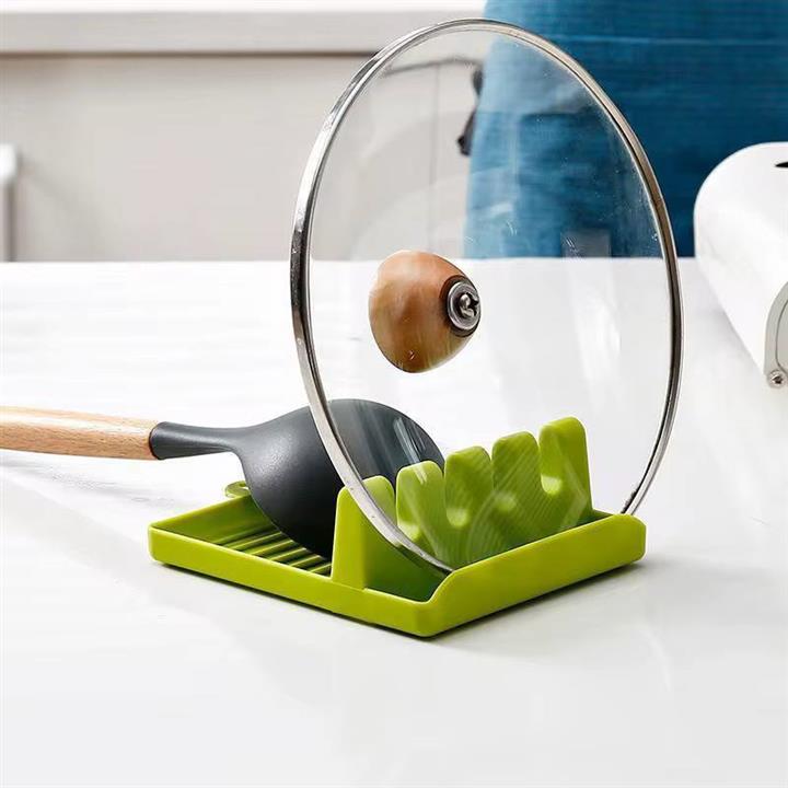 Multipurpose Cover Pan Stand and Spoon R