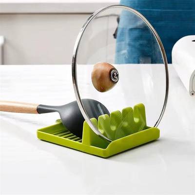 Multipurpose Cover Pan Stand and Spoon R