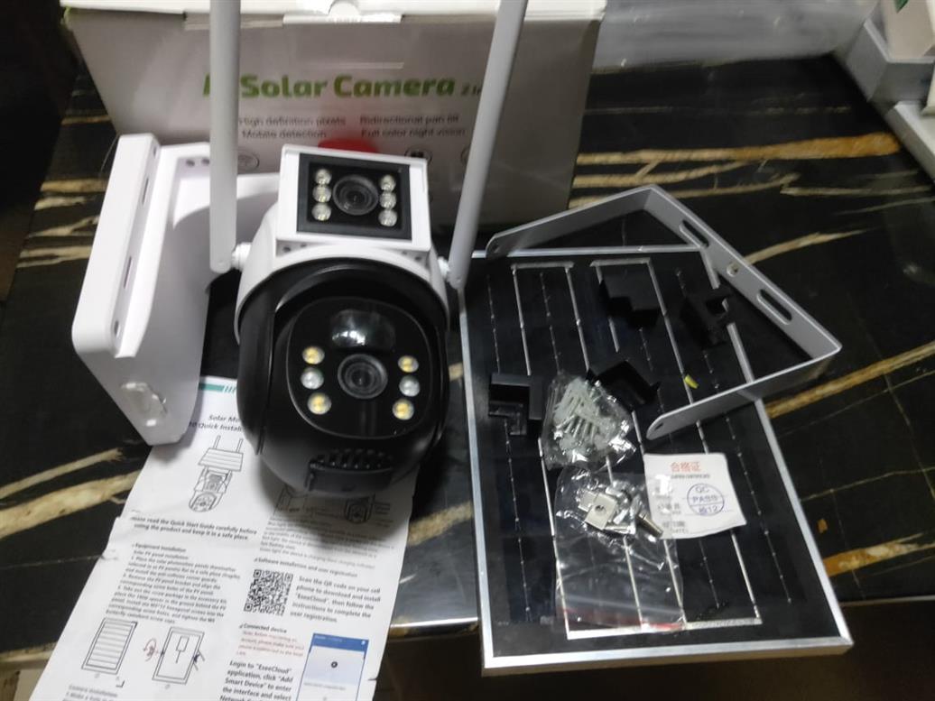 Solar CCTV camera