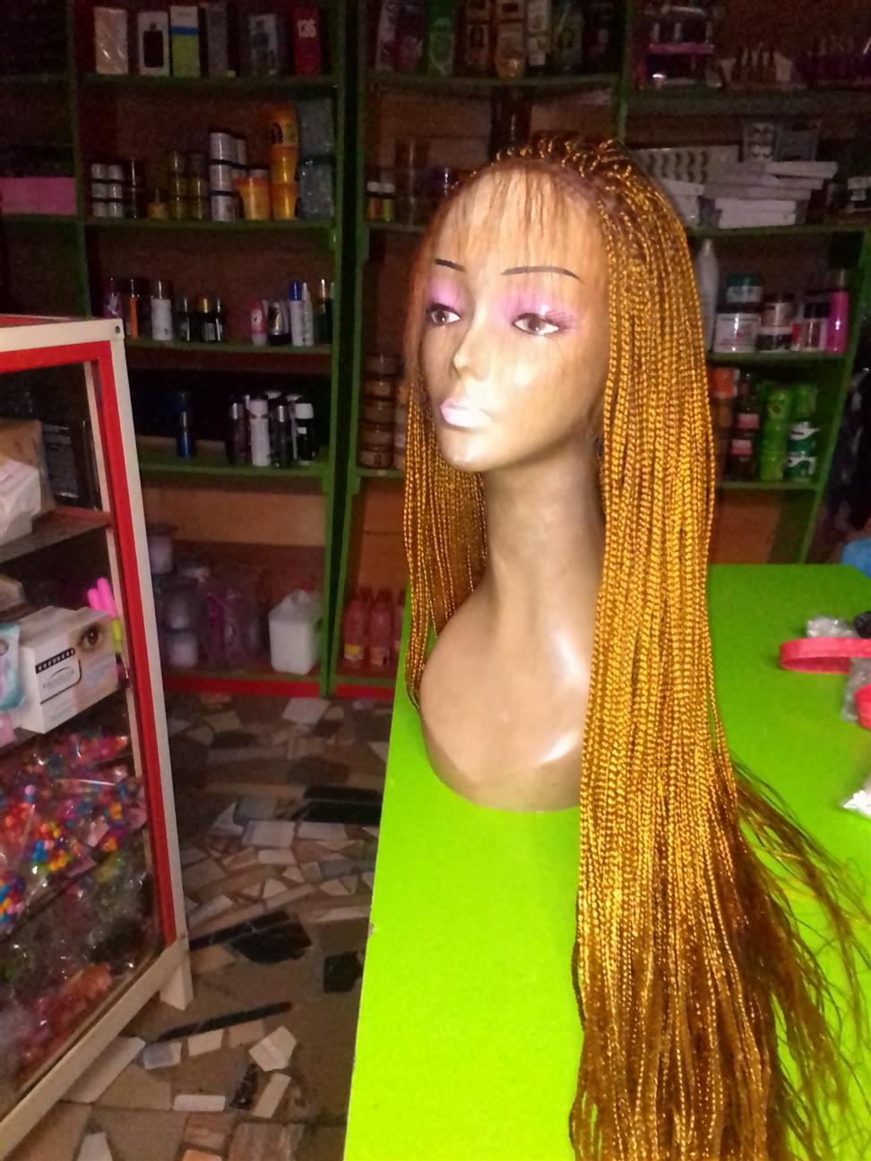 Braided boxbraid wig