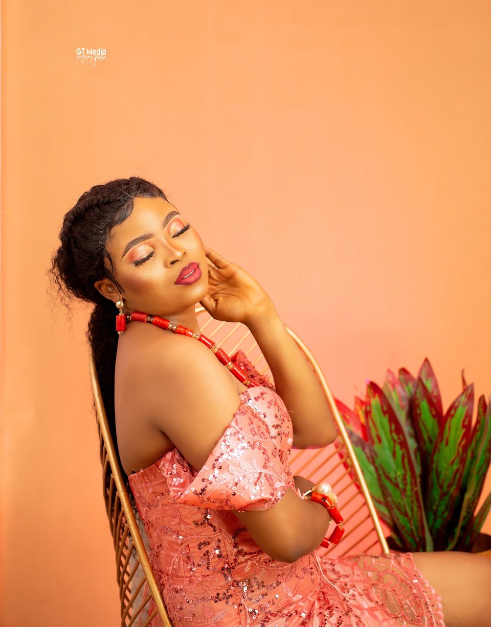 Photography studio portrait