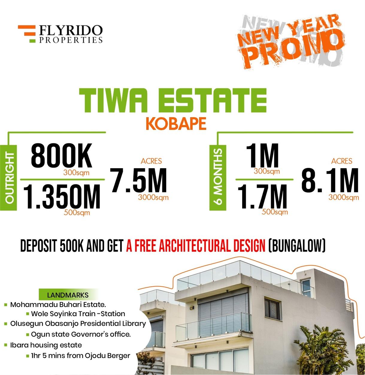Tiwa estate, kobape